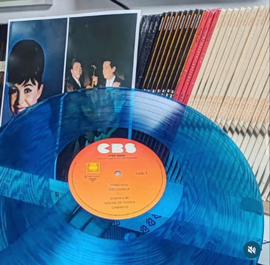 EYDIE GORME Y TRIO LOS PANCHOS :: CANTA EN ESPAÑOL CON LOS PANCHOS (AZUL TRANSPARENTE)