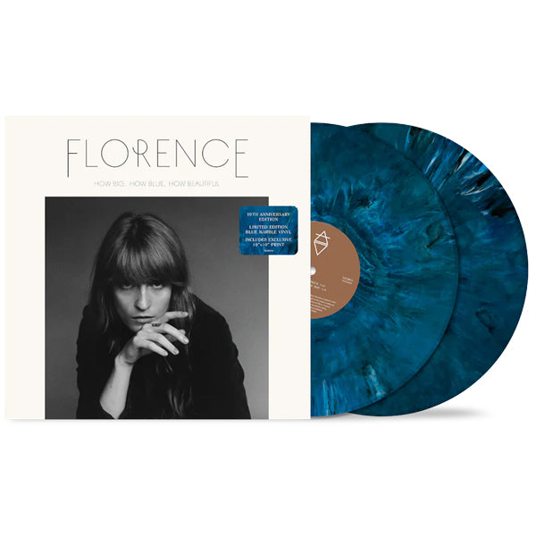 FLORENCE + THE MACHINE :: HOW BIG, HOW BLUE, HOW BEAUTIFUL (10TH BLUE MARBLE VINYL)
