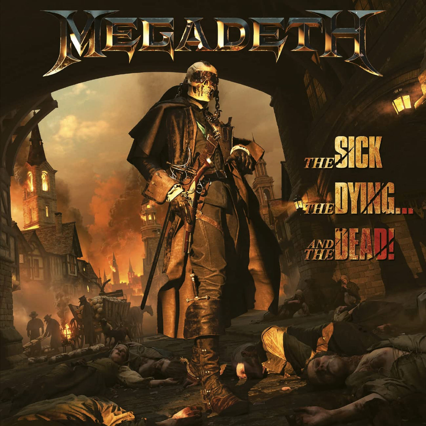 MEGADETH :: THE SICK, THE DYING... AND THE DEAD! (BLUE OPAQUE & GREEN TRANSPARENT VINYL)