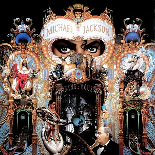 MICHAEL JACKSON :: DANGEROUS (RED AND BLACK)