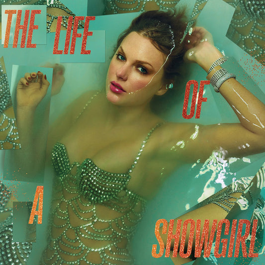 TAYLOR SWIFT :: THE LIFE OF A SHOWGIRL (PORTOFINO ORANGE GLITTER VINYL)