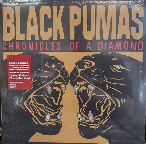 BLACK PUMAS - CHRONICLES OF A DIAMOND (CLOUDY RED VINIL) +SLIPMAT GRATIS