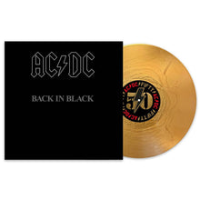Cargar imagen en el visor de la galería, AC/DC :: BACK IN BLACK (50TH ANNIV, GOLD)
