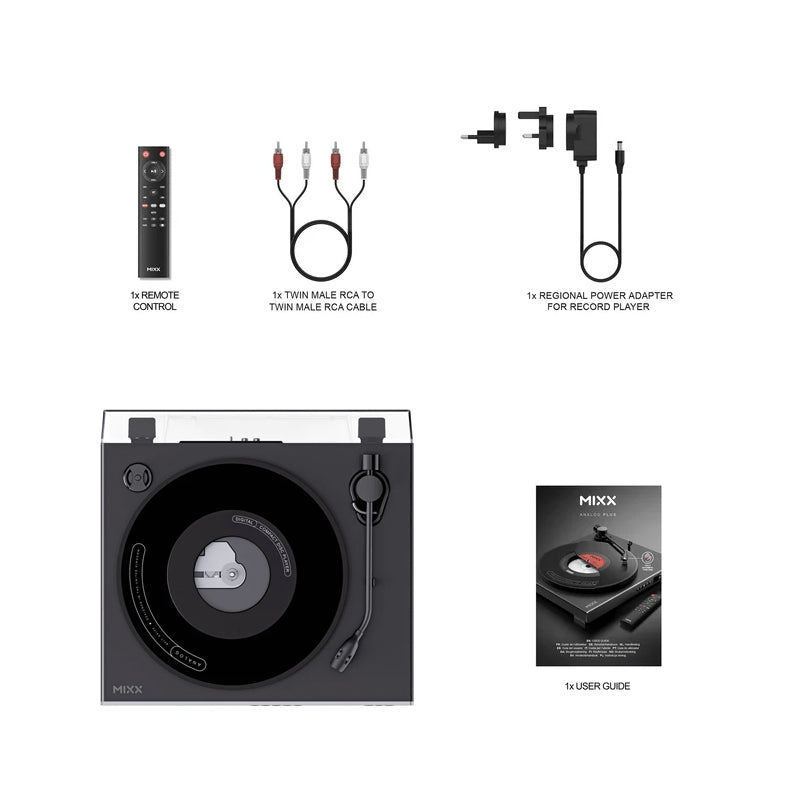 MIXX Analog Plus | Tornamesa 2X1 para LPs y CD