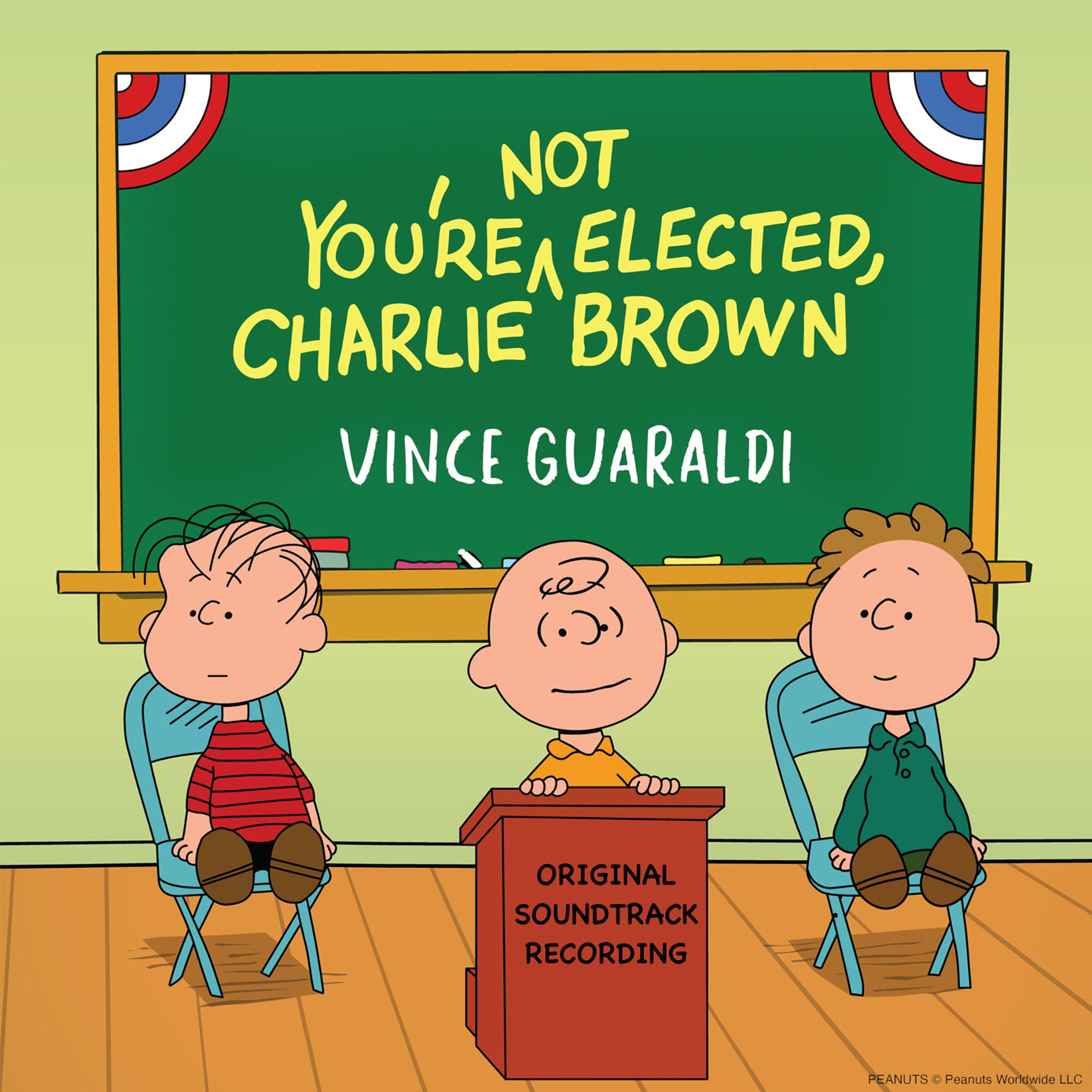 VINCE GUARALDI :: YOU'RE NOT ELECTED, CHARLIE BROWN (YELLOW VINYL)