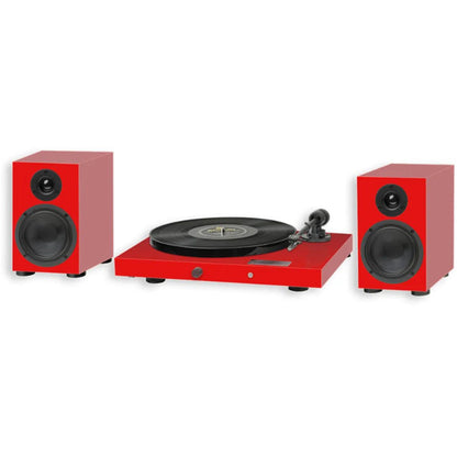 PRO-JECT JUKEBOX E1 HIFI SET :: COLOR ROJO