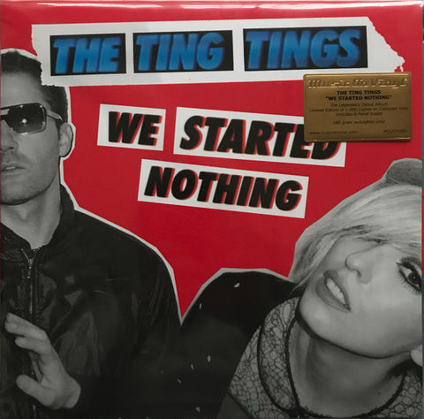 THE TING TINGS - WE STARTED NOTHING (BLUE AND SILVER MARBLED VINYL)