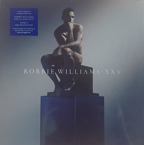 ROBBIE WILLIAMS - XXV (TRANSPARENT BLUE VINYL)