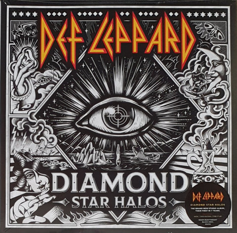 DEF - LEPPARD DIAMOND STAR HALO (COLOR VINYL)